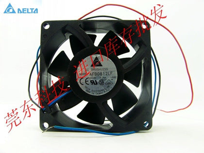 Delta AFB0812LF-F00 12V 0.36A Three Wire Tachometer Dual Ball Bearing Cooling Fan