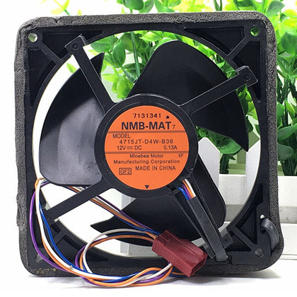 NMB 12V 0.13A Waterproof Fan 4715JT-D4W-B36 12-m Refrigerator Cooling Fan