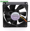 Sunon 9225 KD1209PTB2 90mm 9cm DC 12V 1.7W 3Wire Server Inverter Axial Cooling Fans Blower