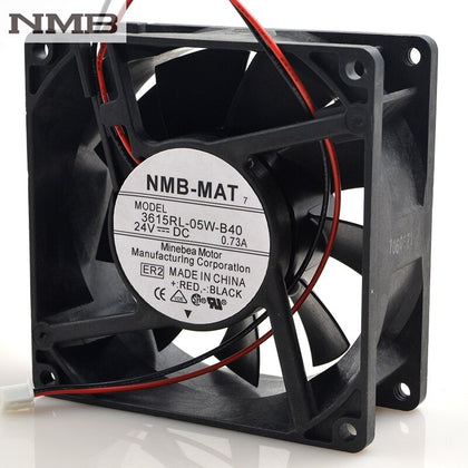 NMB 3615RL-05W-B40 9038 9CM 24V 0.73A Waterproof Inverter Cooling Fan