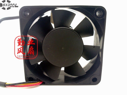 SXDOOL DC Brushless Cooling Fan FD126025HB 6025 6CM 12V Chassis Cooler 60*60*25mm  4300RPM 25.4CFM