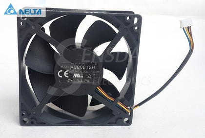 Delta AUB0812H 8CM 80MM 80*80*25MM 8*8*2.5CM 8025 DC 12V 0.30A Server Inverter Axial Blower Cooler Cooling Fans