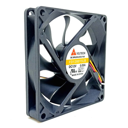 Silent Quiet 80mm Fan  SXDOOL  Y.S.Tech FD128015LB 80mm 8015 DC12V 0.09A 2100RPM Cooling Fan