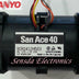 Sanyo Denki 9CR0412H503 40x40x56mm 12V DC 0.72A 6-Wire Axial Cooling Fan