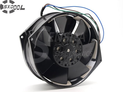 SXDOOL 5E-DVB-1 100~120/200~230VAC 50/60Hz AC Cooling Fan 150MM X 170MM X 55MM Metal Frame Impeller