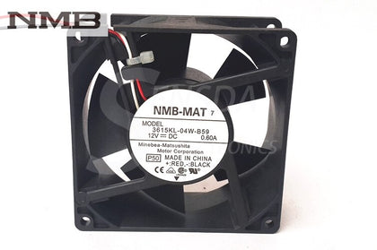 NMB 3615KL-04W-B59 9038 9238 9cm 90mm DC 12V 0.60A Axial Cooling Fans