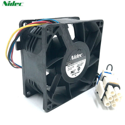 Refrigerator WR60X10356 Cooling Fan    Nidec V80E14MS2A3-57A611 13.6V 8038 Waterproof Cooler