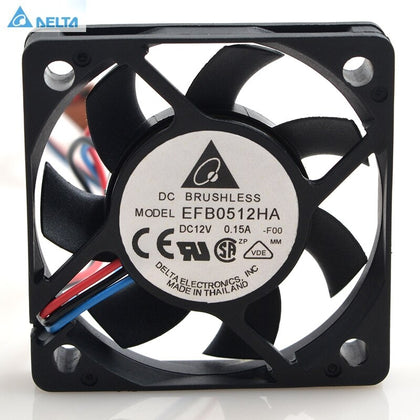 Delta EFB0512HA 5010 12V 0.15A 5CM 5 Cm Wire Ball CPU Cooling Fan