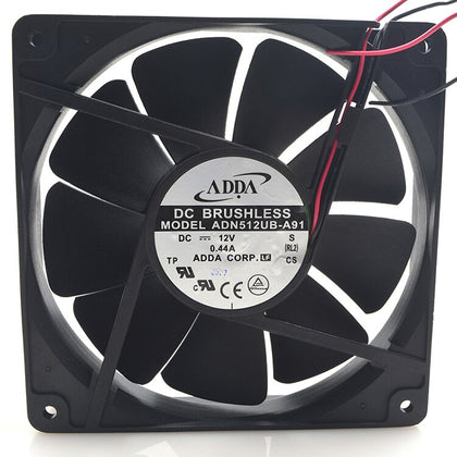 ADDA 13525 ADN512UB-A91 135 * 135 * 25mm 12V Dual Ball Bearing Cooling Fan  135*135*25mm