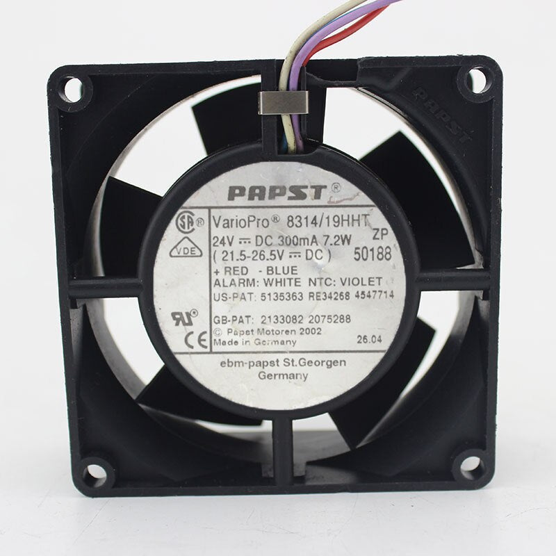 PAPST VarioPro 8314/19HHT: Unique 24V Axial Cooling Fan – COOLINGFANSTORE