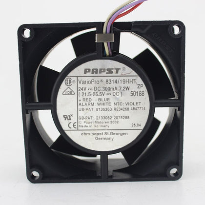 PAPST VarioPro 8314/19HHT 24V 7.2W 3-wire 8cm 80*80*32mm Axial Server Inverter Cooling Fan