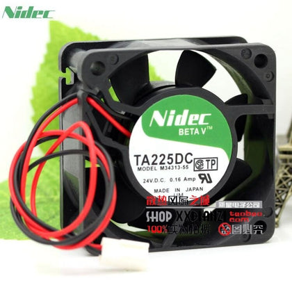 Nidec TA225DC M34313-55 6CM 24V 0.16A 6025 Wind Inverter Fan