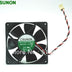 SUNON KD1208PHB2 80x80x20mm 12V DC Axial Cooling Fan