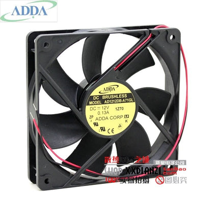 ADDA AD1212DB-A71GL 12V 0.13A 12025 Chassis Power Silent Cooling Fan