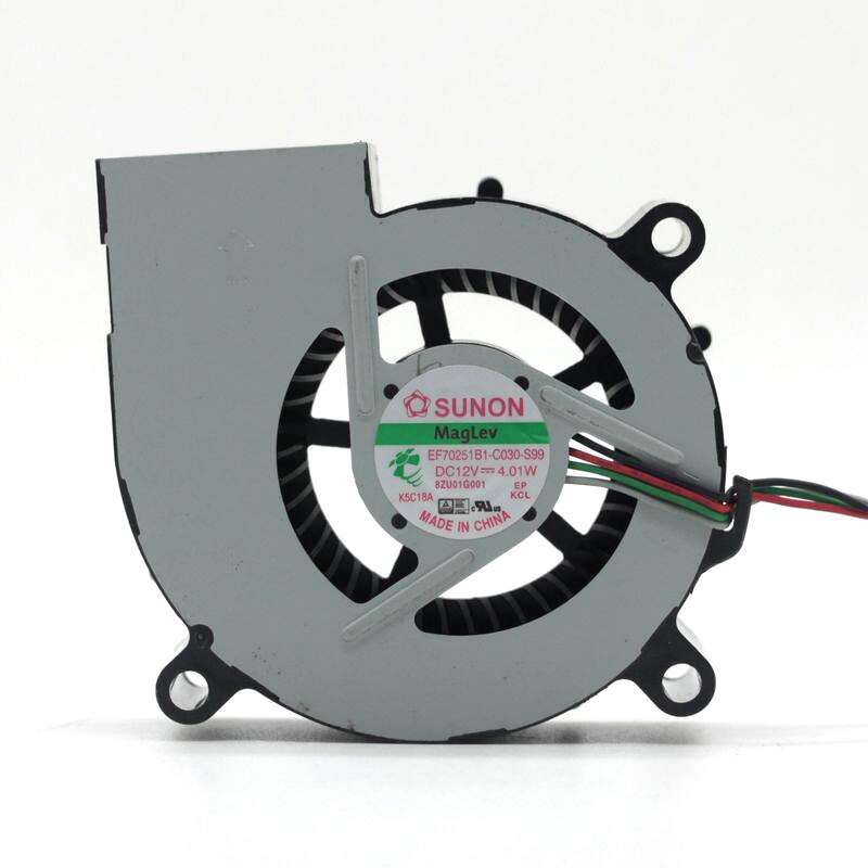 Sunon EF70251B1-C030-S99 Projector Cooling Fan Blower 12V 4.01W Four-wire