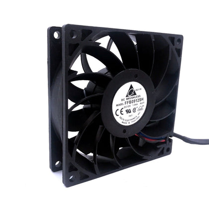 1pcs 90mm Fan 92*92*25mm FFB0912SH With  Connector Dual Motor 9025 12V 1.04A