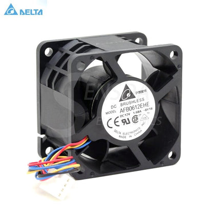 Delta AFB0612EHE DC12V 1.68A 60*60*38 four-wire Support PWM Axial Violence Cooling Fan