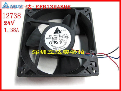 Delta EFB1324SHE  127MM 12738 127*127*38MM 24V 1.38A Cpu Cooler Heatsink Axial Cooling Fan