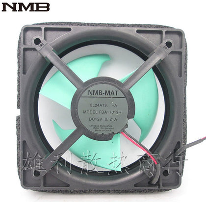 NMB FBA11J12H-A 2-wire 12V 0.21A BL24A79-A Refrigerator Waterpoof Cooling Fan