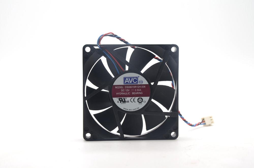 AVC 8015 DS08015R12H-006 12V 0.5A 37CFM Hydraulic Bearing Cooling Fan
