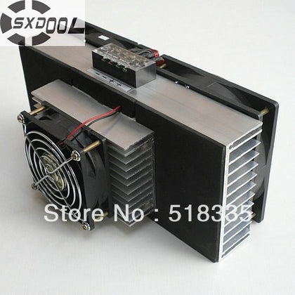 SXDOOL DIY Refrigeration Peltier Semiconductor Cooling System DIY Kit Heatsink Peltier Cooler