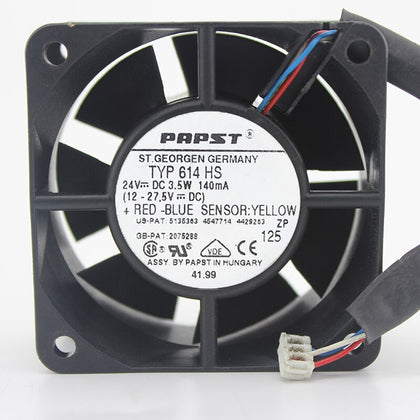 PAPST TYP 614 HS 614HS 6CM 6025 24V 3.5W Inverter Cooling Fan