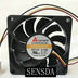 FD127015LB 70x70x15mm 12V DC 0.13A Axial Cooling Fan