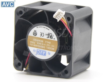 AVC DB04028B12U P066 DC 12V 0.66A Cooling Fan  Server Square Fan 40x40x28mm 40mm 4-Wire