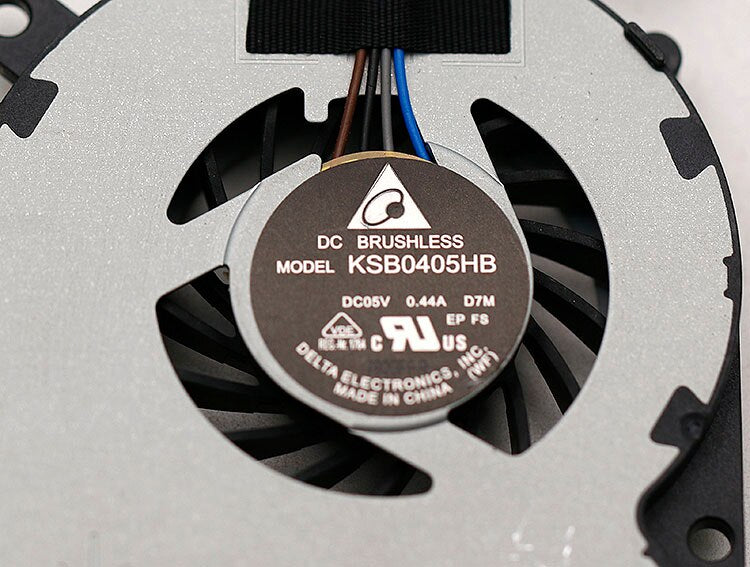 Delta KSB0405HB-D7M KSB0405HB 6033B0025301 5V 0.44A Laptop CPU Cooling Fan