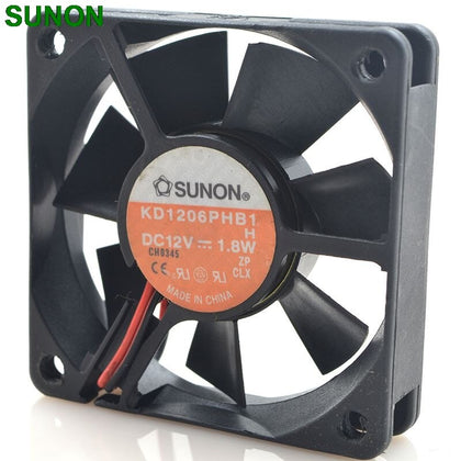 Sunon KD1206PHB1 6015 1.8W 12V 2 6CM Server Chassis Cooling Fan