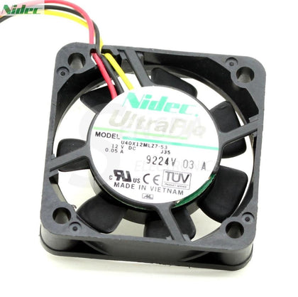 Nidec U40X12MLZ7-53 4CM 40*40*10MM 4010 DC12V 0 .05A   Server Fan