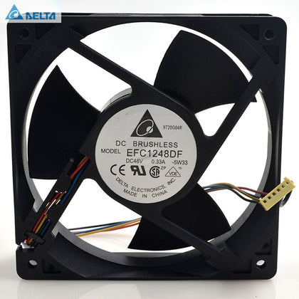 Delta EFC1248DF 120*120*32mm 12032 12cm 48V 0.33A 4Wire  P/N:32030010 Inverter Cooling Fan