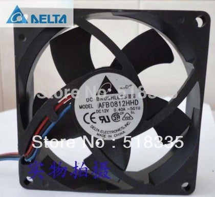 Delta 8020 12V 0.40A AFB0812HHD Double Ball Server Inverter Cooling Fan