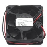 Nidec D06K-24TU 68B(AX) 60x60x25mm 24V 0.10A axial fan with original label and 2-wire connector