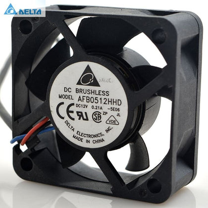 Delta AFB0512HHD 12V 0.21A 50mm 5025 50*50*25mm Double Ball Cooler Server Fan