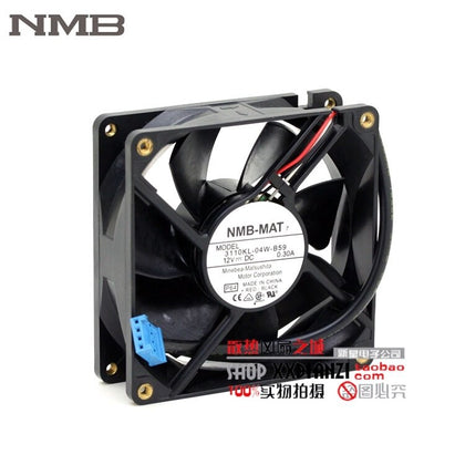 NMB 3110KL-04W-B59 8025 8CM 12V 0.30A With  Plug Ball Fan