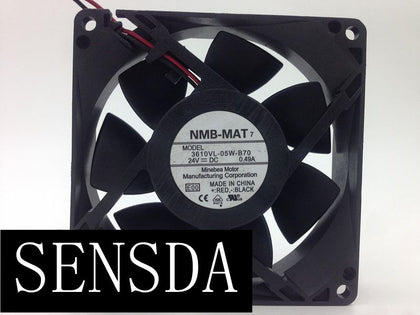 NMB 3610VL-05W-B70 9225 92mm DC 24V 0.49A Server Inverter Cooling Fan