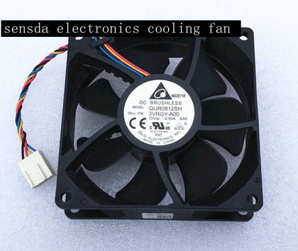 Delta QUR0812SH 8025 12V 0.5A 8CM PWM Fan Speed Control Speed 800-4400RPM