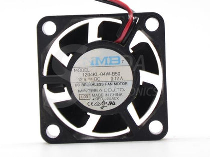 NMB 1204KL-04W-B50 12V DC 30mm Brushless Cooling Fan - product photo 2