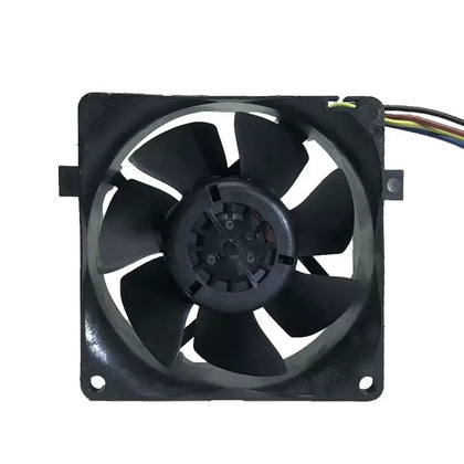 Independent supplier front reference; no nameplate. Paired rear in same source gallery: Nidec V80E14MS2A3-57A611,13.6VDC 0.16A. Different unit; prior processing unknown; not stock proof. Verify supplied full option, connector and pinout.