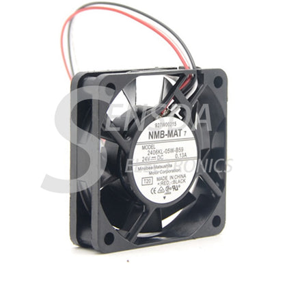 NMB 2406KL-05W-B59 Dc 24V 0.13A 6cm 6015 60*60*15 MM 3 Wires Converter Cooling Fan