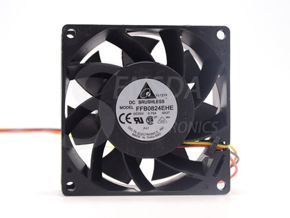 Delta FFB0824EHE 24V DC 80x80x38mm Brushless Cooling Fan - product photo 2