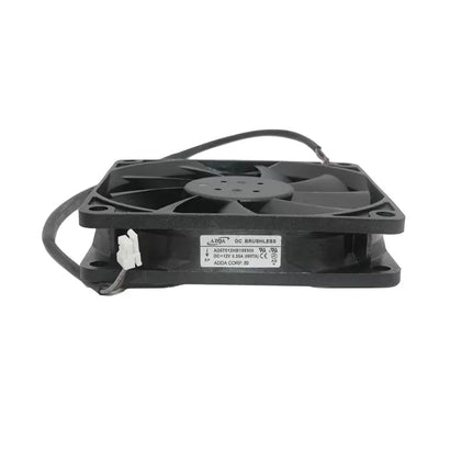 Independent supplier model reference: ADDA AD07012HB159300 (095TA),12VDC 0.35A. Different unit; prior processing unknown; not stock proof. Verify supplied full option, connector and pinout.