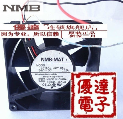 NMB  9038 3615kl-05w-b59 DC 24v 0.32a 3 Line 9cm 90mm Inverter Fan