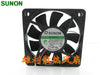 Sunon KDE1206PFV3 1.2W 6CM 6010 2 Wire Dc Brushless Fan 12v