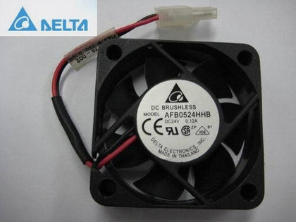 Delta AFB0524HHB 5cm 50mm 24V 0.12A Dual Ball Bearing Fan Server 5015 50x50x15mm 5cm