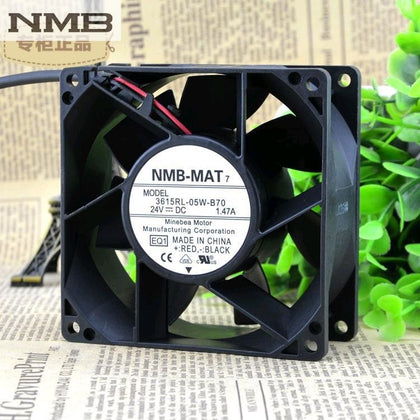 NMB 3615RL-05W-B70 -E00 DC Brushless Fan 24VDC 1.47A 92X38.4MM 90mm 9cm 7200RPM