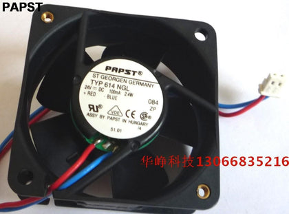 PAPST TYP 614 NGL 6025 24v 2.4w 6cm Cooling Fan