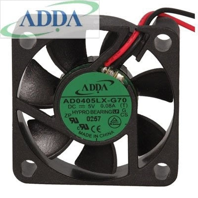 ADDA AD0405LX-G70 40mm 4cm DC 5V 0.08A 40x40x10 Mm Quiet Mini Silent Axial Cooling Fans