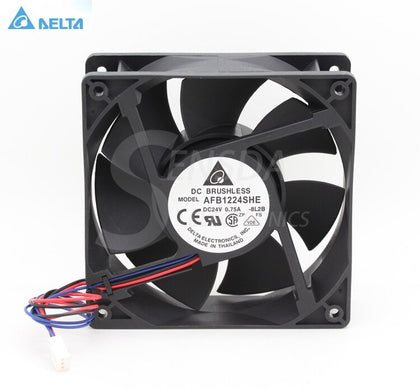 Delta AFB1224SHE 1238 12cm 120mm DC 24V  0.75A Server Inverter Axial Blower Cooling Fan